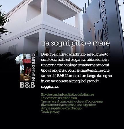 B&B Numero Uno Bisceglie Eksteriør billede